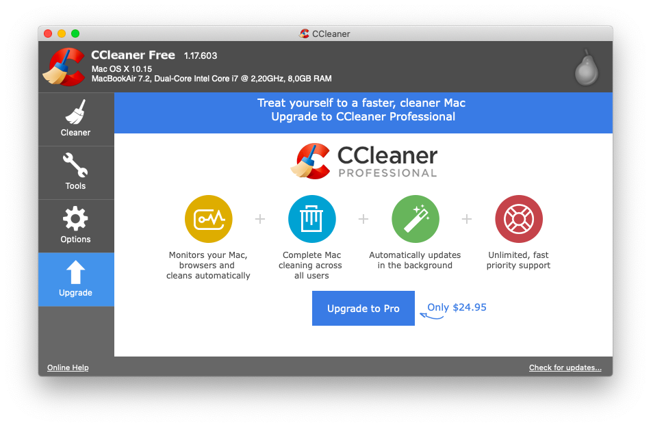 software like ccleaner for mac